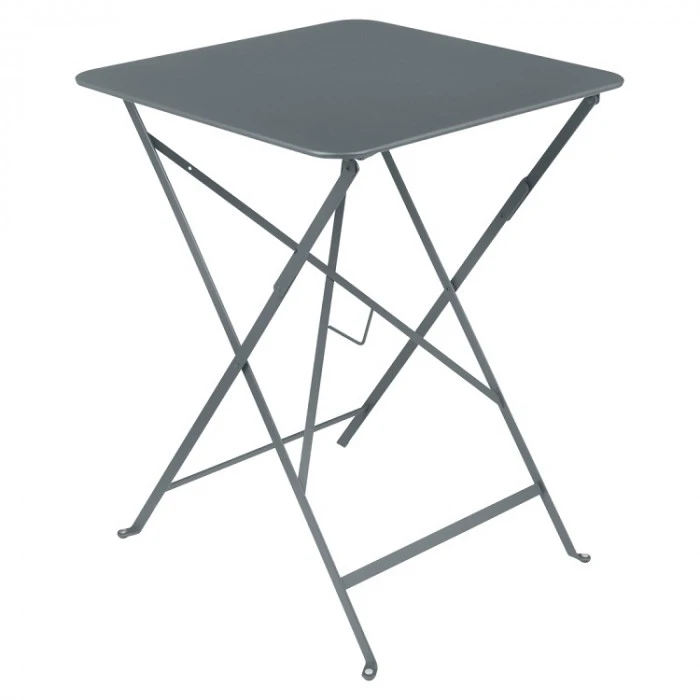 Table De Jardin Pliante 2 Personnes FERMOB Bistro 57 X 57 Cm - Gris Orage 3 Table De Jardin Pliante 2 Personnes FERMOB Bistro 57 X 57 Cm - Gris Orage