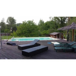 Piscine En Bois Rectangulaire Ubbink Azura 5,05 X 3,50 X 1,26 M - Liner Bleu -Fatboy Boutique 7504754 piscine bois rectangulaire ubbink sunwater 300 555 bleu 2 1