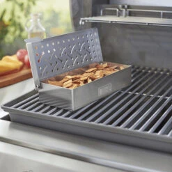 Boîte De Fumage Weber Pour Barbecue à Gaz, Barbecue électrique Et Fumoir -Fatboy Boutique 7576 boite fumage barbecue gaz weber ambiance