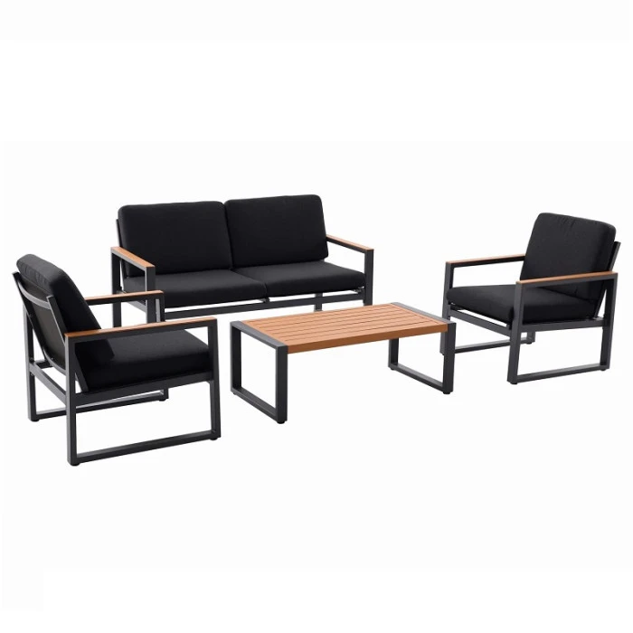 Salon De Jardin Bas MWH Soraya - 1 Canapé / 2 Fauteuils / 1 Table Basse 3 Salon De Jardin Bas MWH Soraya - 1 Canapé / 2 Fauteuils / 1 Table Basse