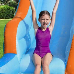 Aire De Jeux Avec Toboggan, Pataugeoire Et Canon à Eau Bestway Beachfront Bonanza -Fatboy Boutique aire jeu bestway beachfront bonanza 53349 3