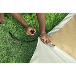 Auvent Pour Piscine Tubulaire Bestway Ø 3,05 à 5,49 M -Fatboy Boutique auvent rond bestway 2 ambiance installation 4