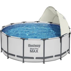 Auvent Pour Piscine Tubulaire Bestway Ø 3,05 à 5,49 M -Fatboy Boutique auvent rond bestway 3