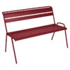 Banc De Jardin FERMOB Monceau - Piment -Fatboy Boutique banc jardin monceau fermob 2 3 places piment 1