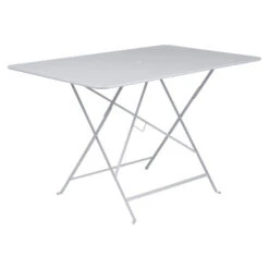 Table De Jardin 6 Personnes FERMOB Bistro 117 X 77 Cm - Blanc