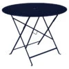 Table De Jardin 4 Personnes FERMOB Bistro Ø 96 Cm - Bleu Abysse