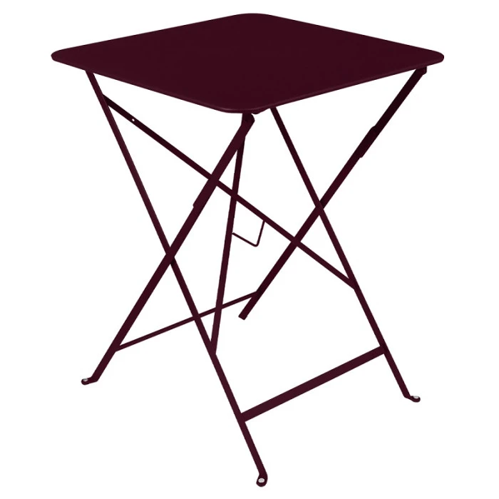 Table De Jardin Pliante 2 Personnes FERMOB Bistro 57 X 57 Cm - Cerise Noire 3 Table De Jardin Pliante 2 Personnes FERMOB Bistro 57 X 57 Cm - Cerise Noire