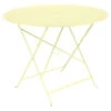 Table De Jardin 4 Personnes FERMOB Bistro Ø 96 Cm - Citron Givré -Fatboy Boutique bistro table d96 citron givre 1