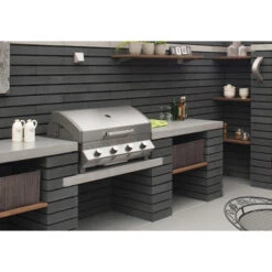 Barbecue à Gaz Encastrable Cadac MERIDIAN 3 Brûleurs -Fatboy Boutique cadac meridian encastrable ambiance 1