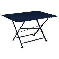 Table De Jardin 6 Personnes FERMOB Cargo 128 X 90 Cm - Bleu Abysse
