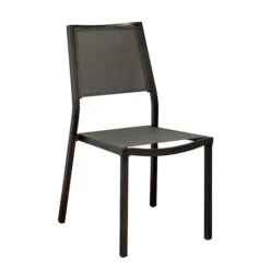 Chaise De Jardin Florence En Aluminium Et Finition Brush - ALIZE -Fatboy Boutique chaise jardin aluminium alize florence noir brush