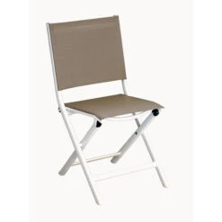 Chaise De Jardin Pliante Alizé Thema -Fatboy Boutique chaise thema blanc s taupe 1