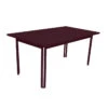 Table De Jardin FERMOB Costa 160 X 80 Cm - Cerise Noire -Fatboy Boutique costa table 160x80 cerise noire