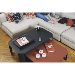 Lot De 3 Photophores FERMOB Cuub - Rouge -Fatboy Boutique cuub rouge ambiance fermob 2