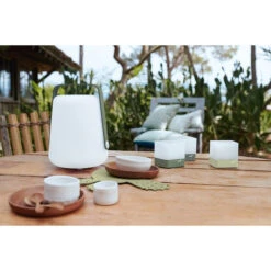 Lot De 3 Photophores FERMOB Cuub - Vert -Fatboy Boutique cuub vert ambiance fermob 4