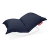 Pack Rocking Chair Rock'n'Roll Gris Clair + Pouf Original Outdoor Océan Fatboy -Fatboy Boutique fatboy rock chair gris clair bleu ocean