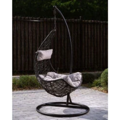 Fauteuil Suspendu Bizzotto Amirantes - Noir -Fatboy Boutique fauteuil bizzotto amirantes noir 4