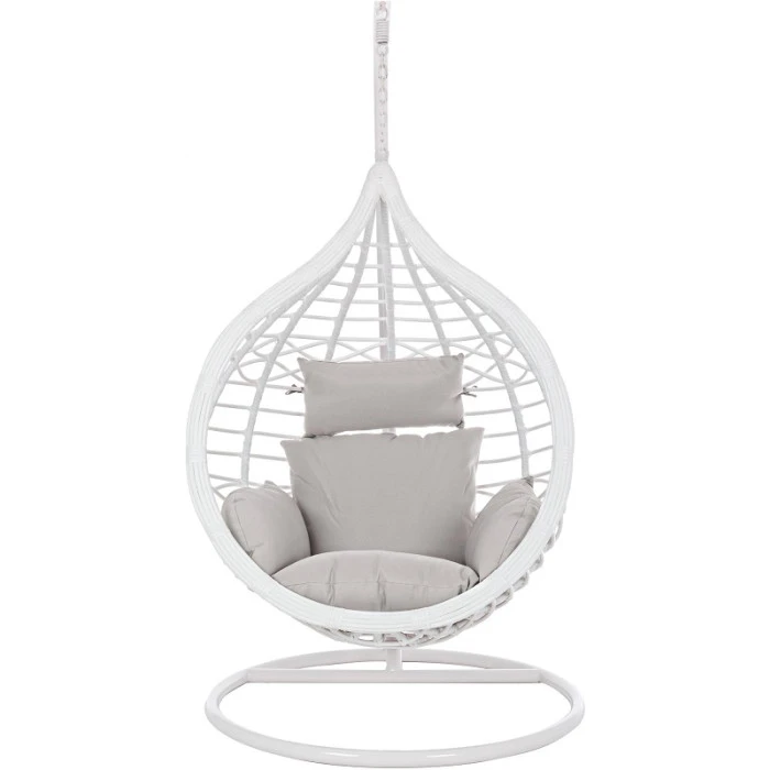 Fauteuil Œuf Suspendu Bizzotto Torres - Blanc 4 Fauteuil Œuf Suspendu Bizzotto Torres - Blanc – Image 2