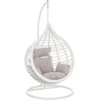 Fauteuil Œuf Suspendu Bizzotto Torres - Blanc -Fatboy Boutique fauteuil bizzotto torres blanc