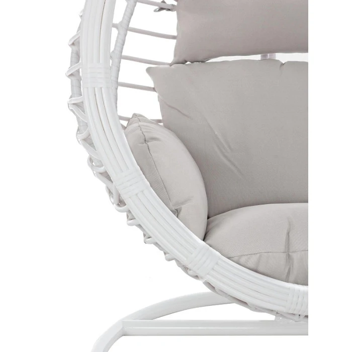 Fauteuil Œuf Suspendu Bizzotto Torres - Blanc 7 Fauteuil Œuf Suspendu Bizzotto Torres - Blanc – Image 5