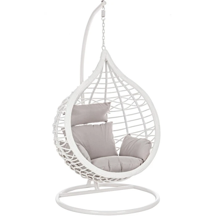 Fauteuil Œuf Suspendu Bizzotto Torres - Blanc 3 Fauteuil Œuf Suspendu Bizzotto Torres - Blanc