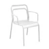 Fauteuil De Jardin PROLOISIRS Eos - Blanc -Fatboy Boutique fauteuil eos blanc proloisirs empilable studio 1 1