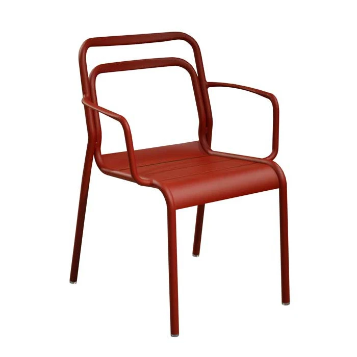 Fauteuil De Jardin PROLOISIRS Eos - Rouge 3 Fauteuil De Jardin PROLOISIRS Eos - Rouge