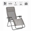 Fauteuil Relax Pliant LAFUMA RSXA Clip - Terre -Fatboy Boutique fauteuil relax pliant lafuma rsxa clip terre