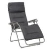 Fauteuil Relax Pliant LAFUMA Futura BeComfort - Gris Foncé -Fatboy Boutique futura dark grey 2020 reduit min 1