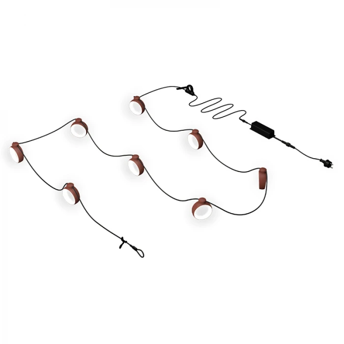 Guirlande Lumineuse FERMOB Hoop - Ocre Rouge 3 Guirlande Lumineuse FERMOB Hoop - Ocre Rouge