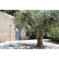 Pied à Planter Pour Lampe Nomade FERMOB Balad - Bleu Acapulco -Fatboy Boutique lampe balad 25 bleu acapulco ambiance pied min 1