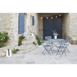 Lampe Nomade FERMOB Balad H 38 Cm - Carbone -Fatboy Boutique lampe balad 38 carbone ambiance terrasse min