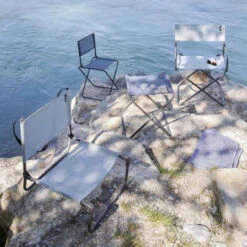 Tabouret De Jardin Pliant LAFUMA PH Batyline - Océan -Fatboy Boutique lfm1390.8547 tabouret jardin pliant lafuma ph batyline ocean ambiance