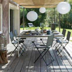 Fauteuil De Jardin LAFUMA Anytime Batyline Duo - Obsidian -Fatboy Boutique lfm2640.6897 fauteuil jardin lafuma anytime batyline duo obsidian ambiance