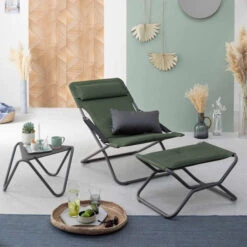 Bain De Soleil LAFUMA Transabed BeComfort - Olive 7 Bain De Soleil LAFUMA Transabed BeComfort - Olive -Fatboy Boutique lfm2829.9548 bain soleil lafuma transabed becomfort olive ambiance interieur
