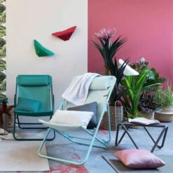 Coussin LAFUMA Aurore 40 X 40 Cm - Rouge -Fatboy Boutique lfm2974 9303 coussin lafuma aurore 40 40 cm rouge ambiance 2