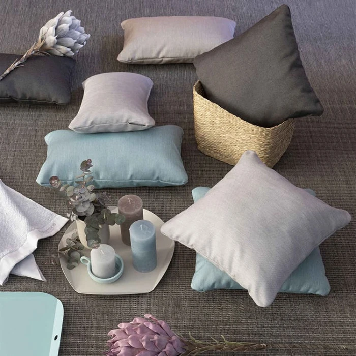 Coussin LAFUMA Aurore 40 X 40 Cm - Bleu 5 Coussin LAFUMA Aurore 40 X 40 Cm - Bleu – Image 3