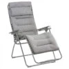 Fauteuil Relax Pliant LAFUMA Futura BeComfort XL - Argent -Fatboy Boutique lfm3131.8901 fauteuil relax pliant lafuma futura becomfort xl argent