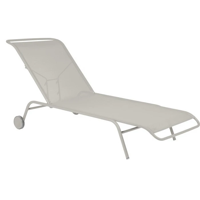 Lit Bain De Soleil FERMOB Coolside - Gris Argile 3 Lit Bain De Soleil FERMOB Coolside - Gris Argile