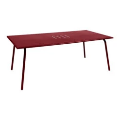 Table De Jardin 8 Personnes FERMOB Monceau 194 X 94 Cm - Piment