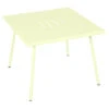 Table Basse De Jardin FERMOB Monceau 57 X 57 Cm - Citron Givré -Fatboy Boutique monceau table basse 57x57 citron givre