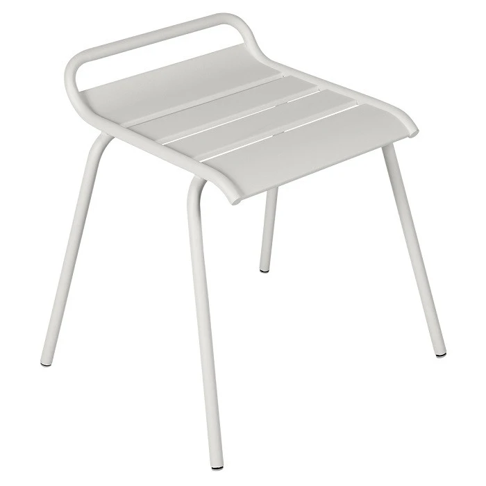 Tabouret De Jardin Empilable FERMOB Monceau - Gris Argile 3 Tabouret De Jardin Empilable FERMOB Monceau - Gris Argile