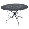 Table De Jardin 8 Personnes FERMOB Montmartre Ø 117 Cm - Carbone -Fatboy Boutique montmartre table d117 carbone 1