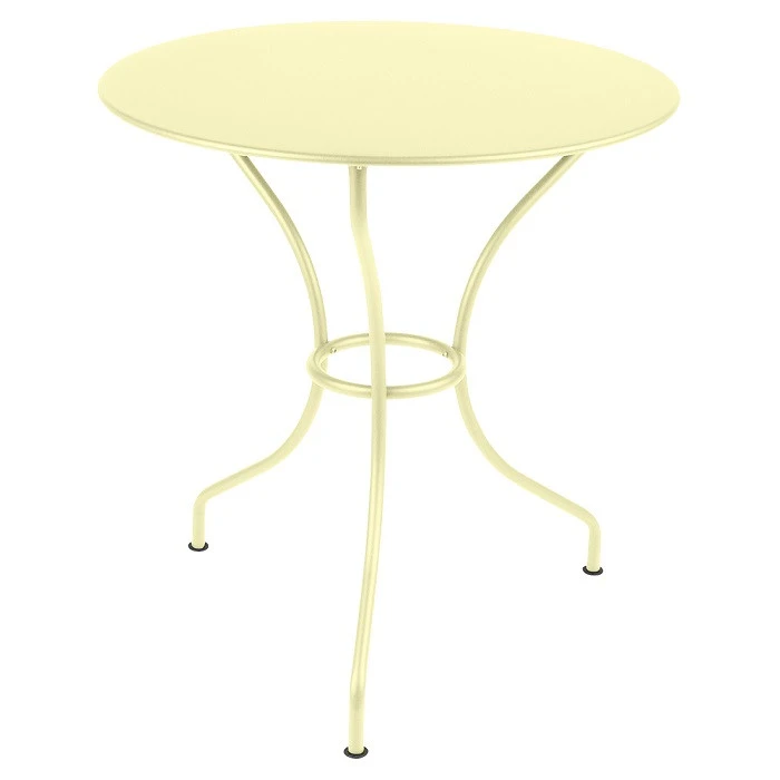 Table De Jardin 2 Personnes FERMOB Opéra + Ø 67 Cm - Citron Givré 3 Table De Jardin 2 Personnes FERMOB Opéra + Ø 67 Cm - Citron Givré