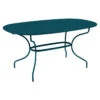 Table De Jardin Ovale 6 Personnes FERMOB Opéra + 160 X 90 Cm - Bleu Acapulco -Fatboy Boutique opera premium 160x90 bleu acapulco 1
