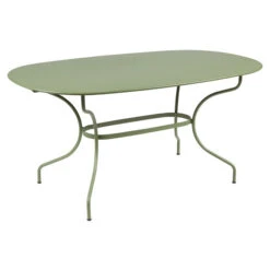 Table De Jardin Ovale 6 Personnes FERMOB Opéra + 160 X 90 Cm - Cactus