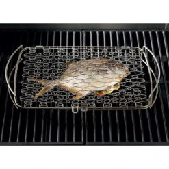 Grille De Barbecue Pour Poisson Weber En Acier Inoxydable - Grand Modèle -Fatboy Boutique panier a poissons weber grand modele 3