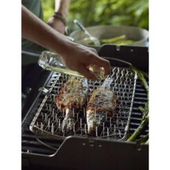 Grille De Barbecue Pour Poisson Weber En Acier Inoxydable - Grand Modèle -Fatboy Boutique panier a poissons weber grand modele 4