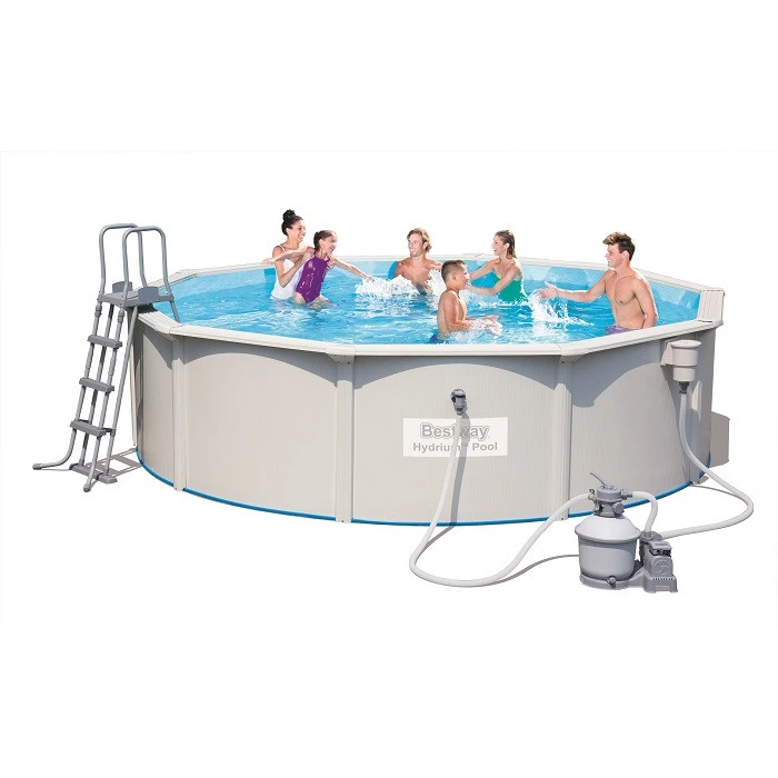 Piscine En Acier Bestway Hydrium - 4,60 X 1,20 M 3 Piscine En Acier Bestway Hydrium - 4,60 X 1,20 M
