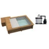Piscine Urbaine Procopi En Bois 4,2 X 3,5 M - Couverture Automatique, Coffre, Filtration à Sable -Fatboy Boutique piscine procopi 4 2x3 5 couverture filtre 1